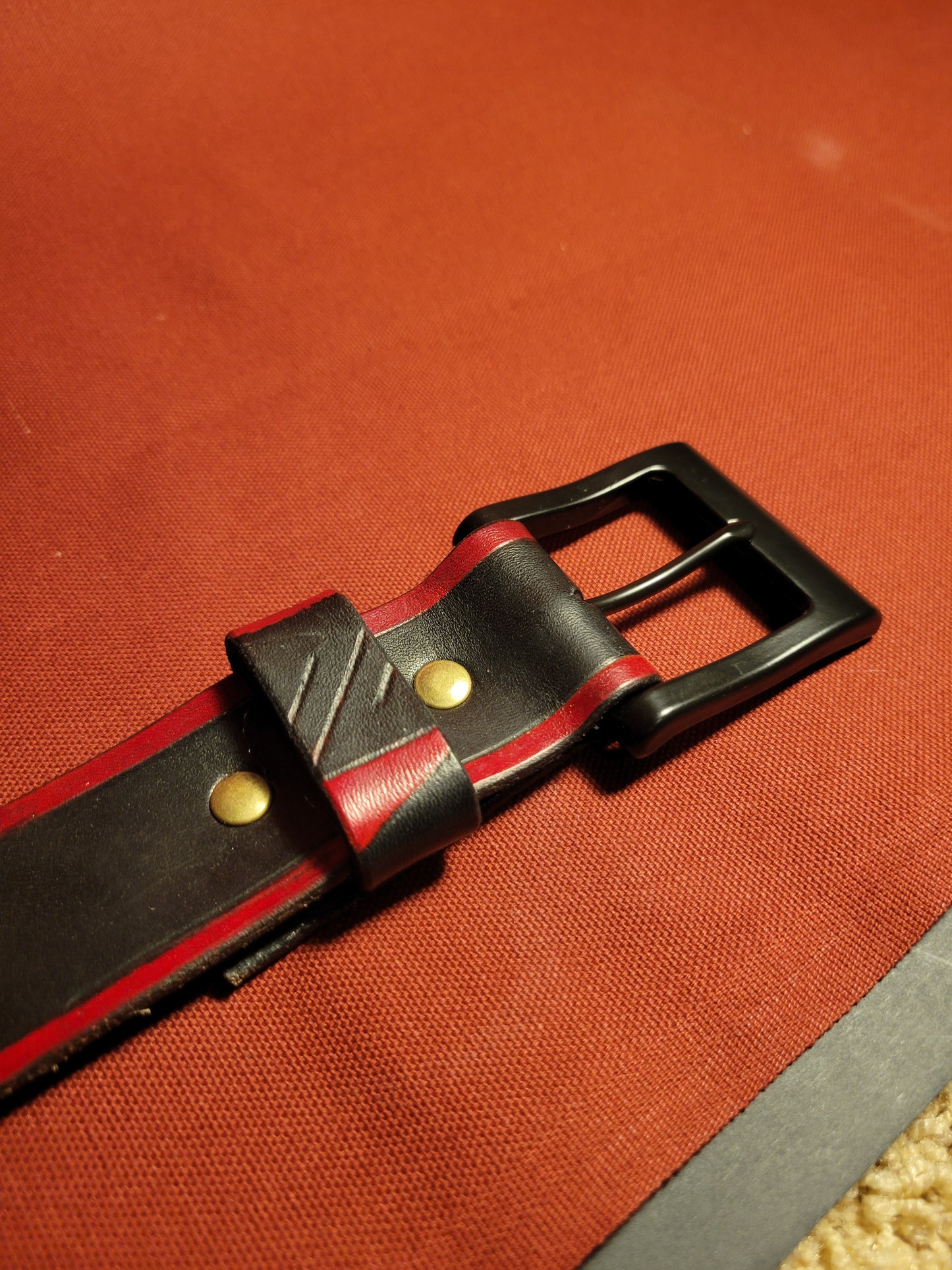 Black and Red Trooper belt