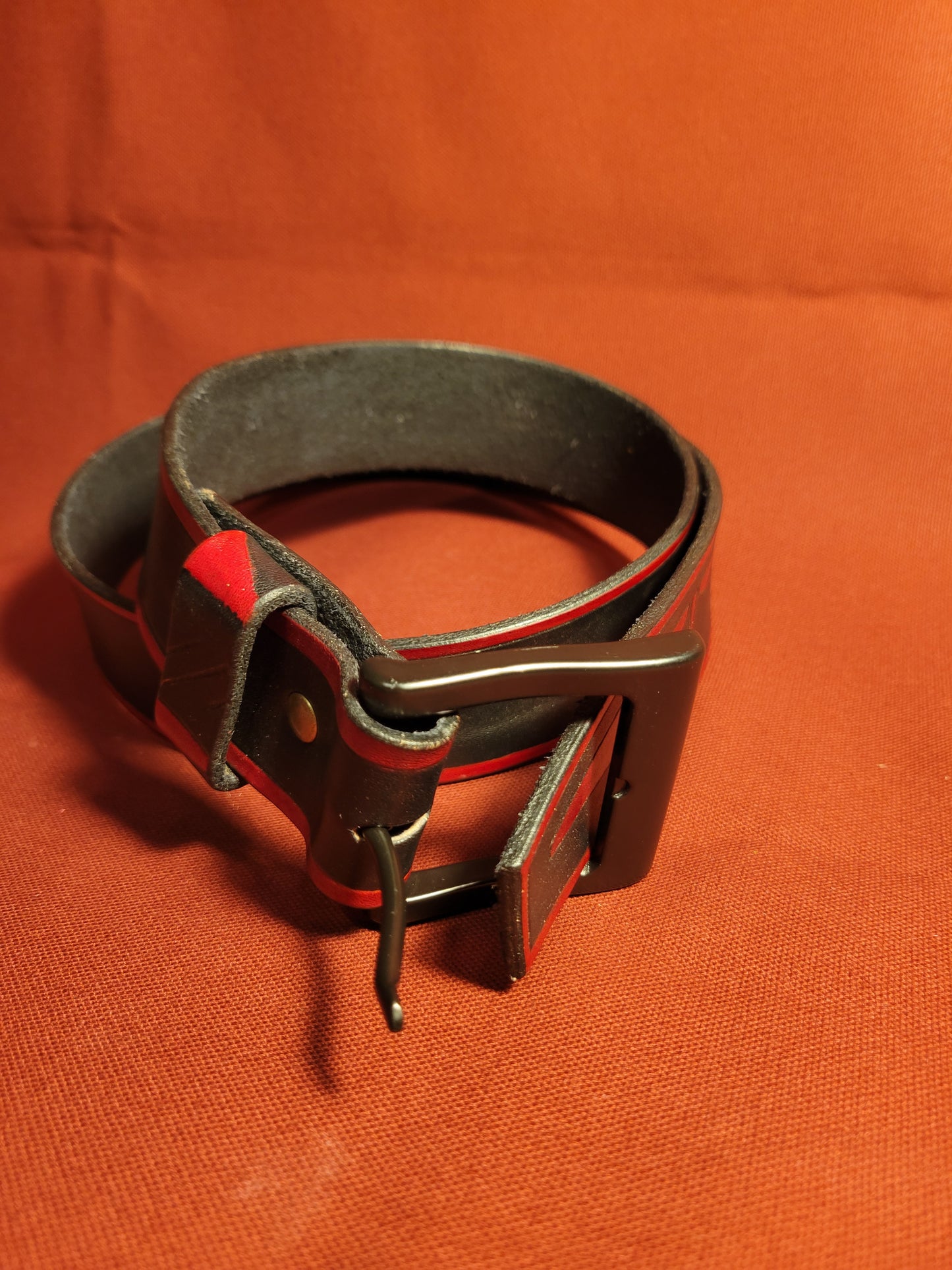 Black and Red Trooper belt